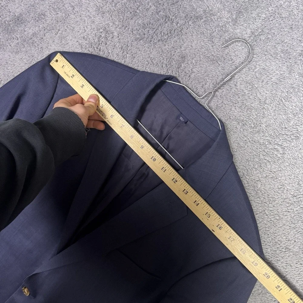 J Crew Thompson Blazer Mens‎ 44L 100% Worsted Wool Slim Sport Coat Suit Jacket